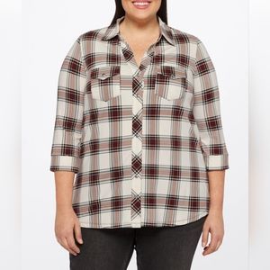 MARKET & SPRUCE Perrina Button Down Knit Top